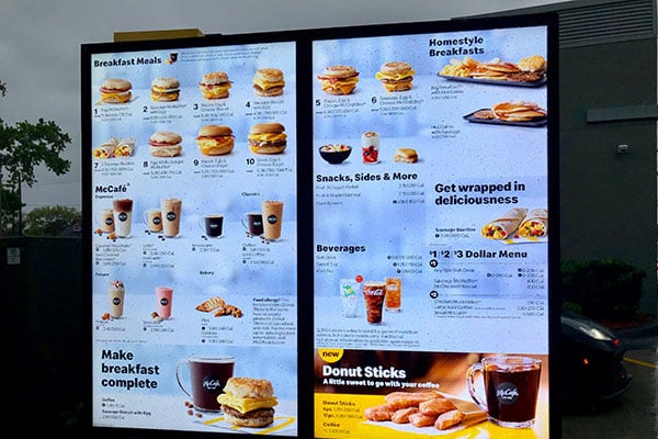 Speed Up the Wait With Digital Drive-Thru Menu Boards