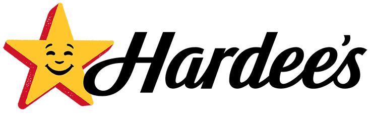 Hardees logo.