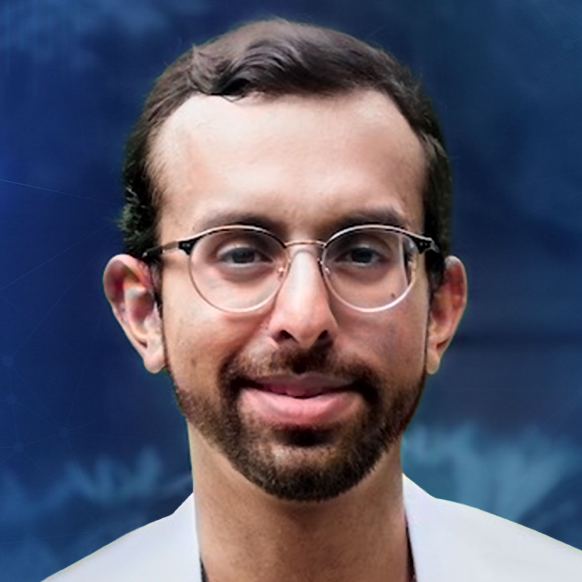 Head portrait photo of Krishna Gupta